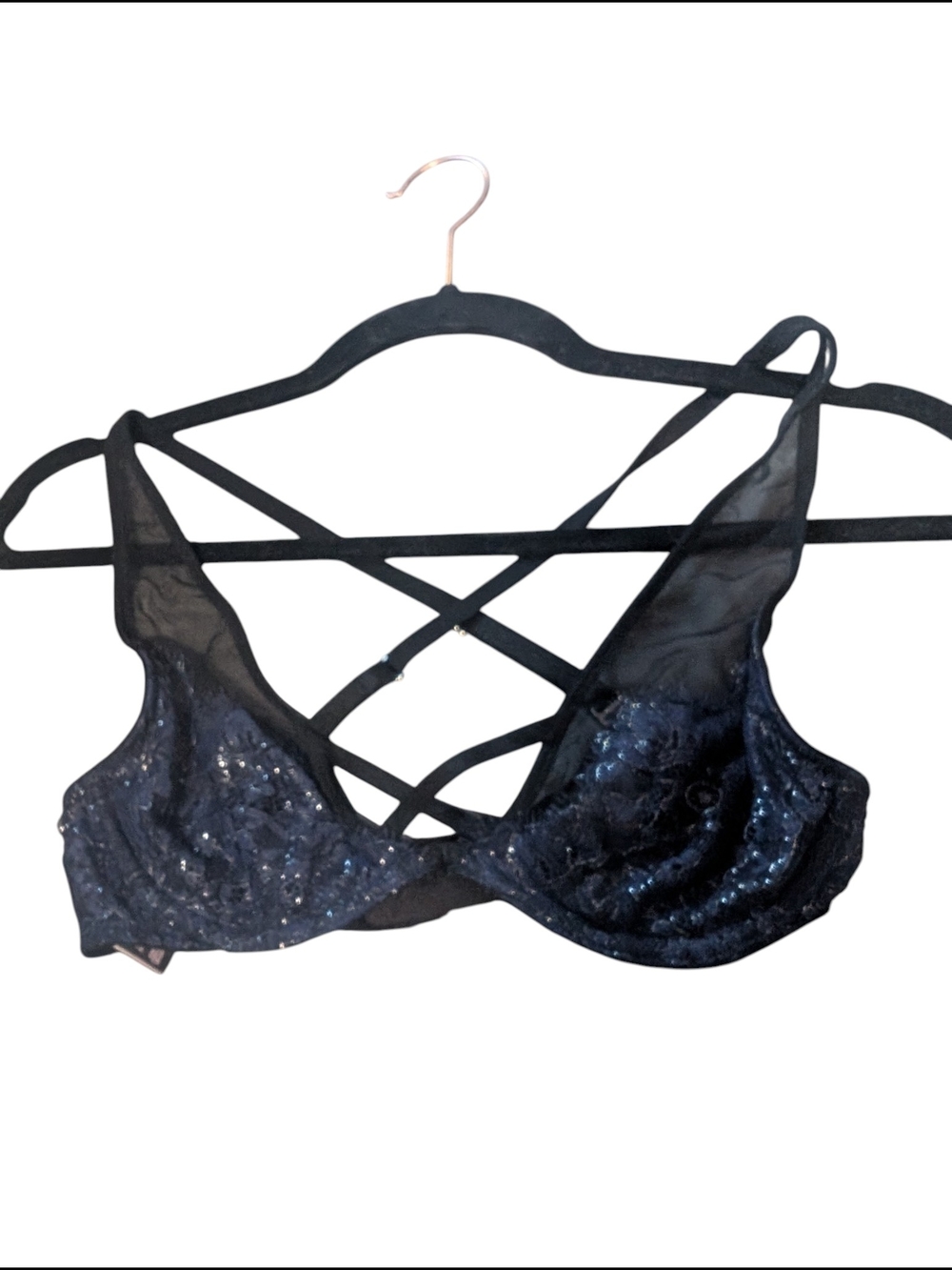 Victoria's Secret Black Lace Underwire Bralette